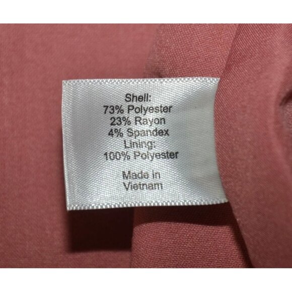 Lane Bryant Womens Size 16 Dusty Rose The Bryant Blazer Work Travel One Button - Picture 11 of 12